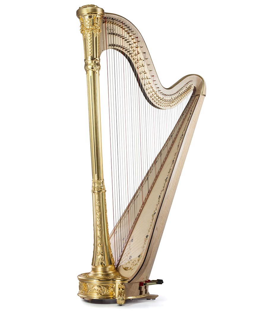 Salvi Iris Gold Concert Grand Harp 47 strings 0 Oct G 7th Oct C